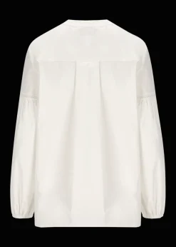 Damen Luis Trenker Baumwollbluse Mit Ballonärmeln Lufanny