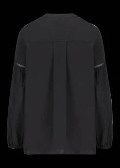 Damen Luis Trenker Baumwollbluse Mit Ballonärmeln Lufanny