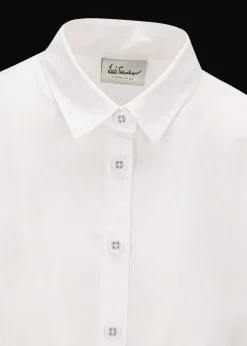 Damen Luis Trenker Baumwollbluse Mit Kurzen Ärmeln Luflora