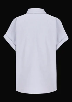 Damen Luis Trenker Baumwollbluse Mit Kurzen Ärmeln Luflora