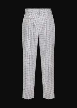 Damen Luis Trenker Baumwolljacquard-Hose Im Cigarette Cut Luleonelle