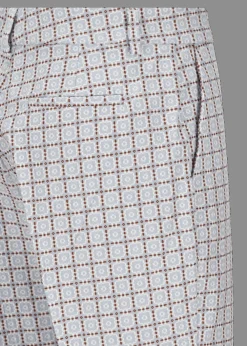 Damen Luis Trenker Baumwolljacquard-Hose Im Cigarette Cut Luleonelle