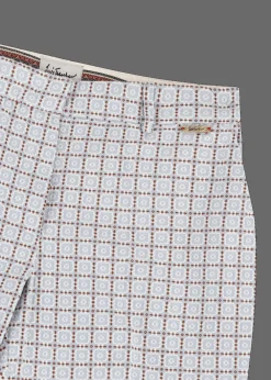 Damen Luis Trenker Baumwolljacquard-Hose Im Cigarette Cut Luleonelle