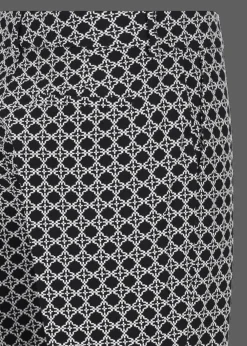 Damen Luis Trenker Baumwolljacquard-Hose Im Cigarette Cut Luleonelle