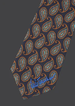 Herren Luis Trenker Baumwollkrawatte Luachille