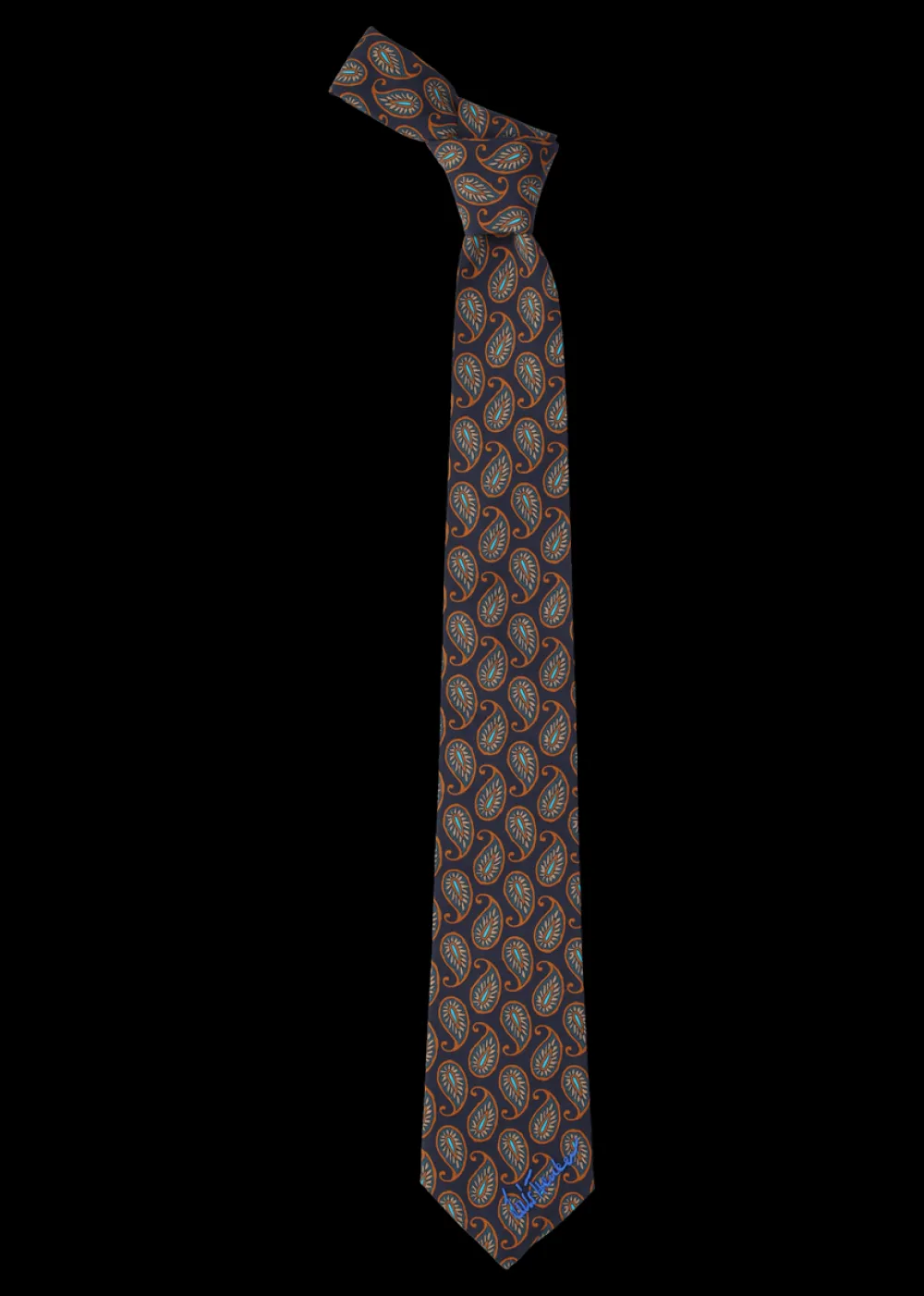 Herren Luis Trenker Baumwollkrawatte Luachille