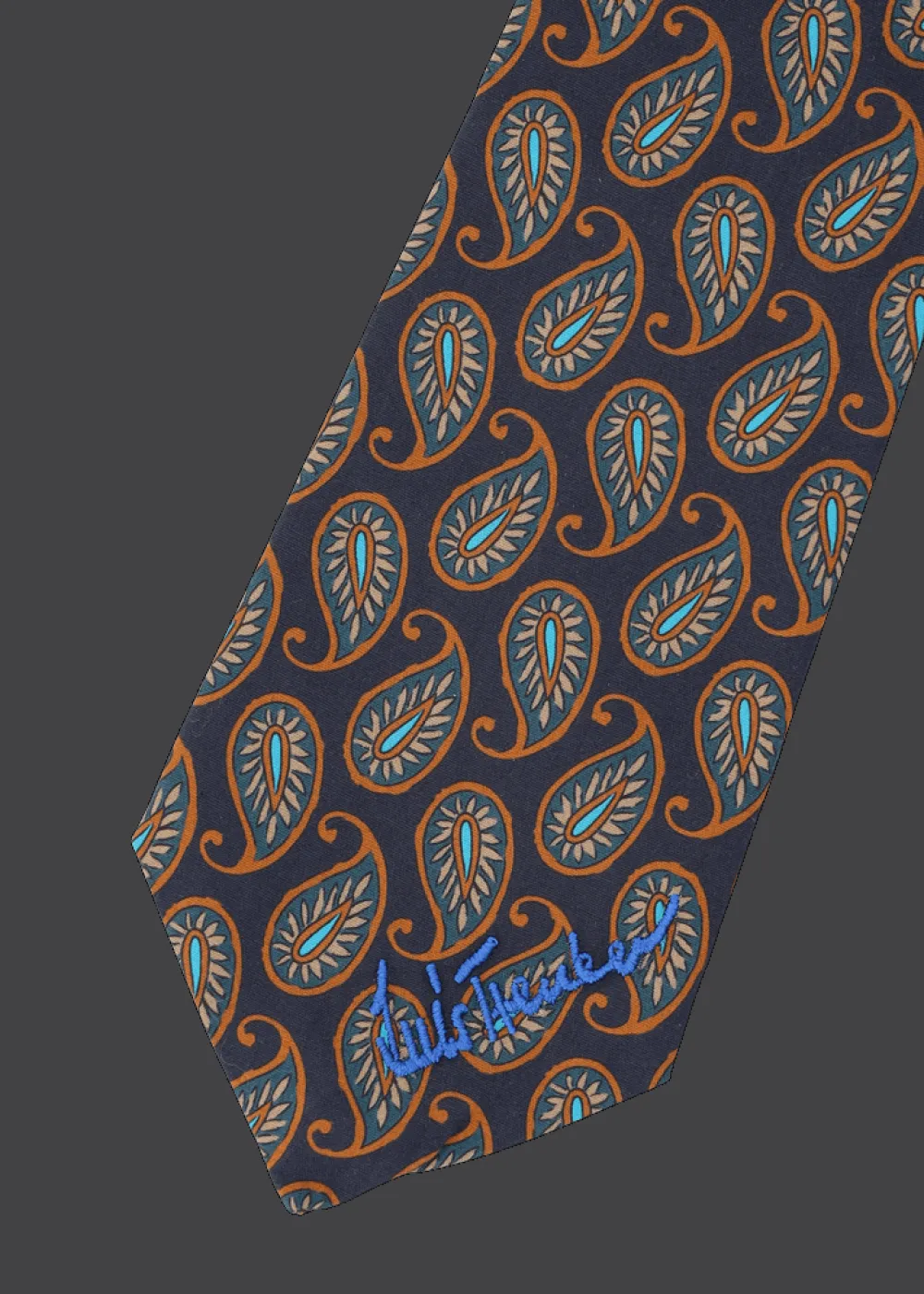 Herren Luis Trenker Baumwollkrawatte Luachille