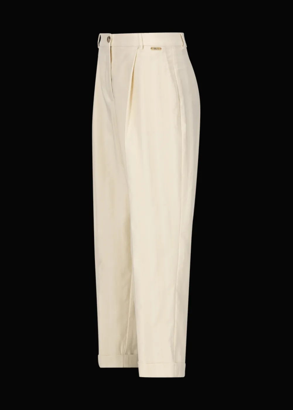 Damen Luis Trenker Baumwoll-Leinen-Hose Im Carrot Fit Luloretta