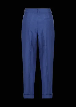 Damen Luis Trenker Baumwoll-Leinen-Hose Im Carrot Fit Luloretta