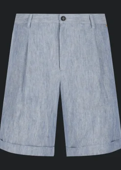 Herren Luis Trenker Bermuda-Shorts Aus Leinen Lubartl