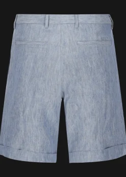 Herren Luis Trenker Bermuda-Shorts Aus Leinen Lubartl