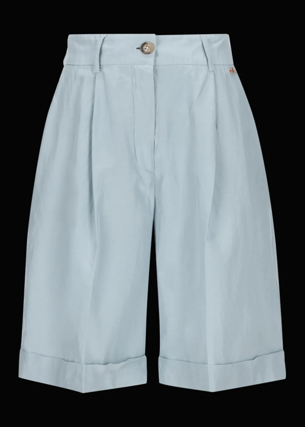 Damen Luis Trenker Bermuda-Shorts Aus Seide Und Baumwolle Lulucia