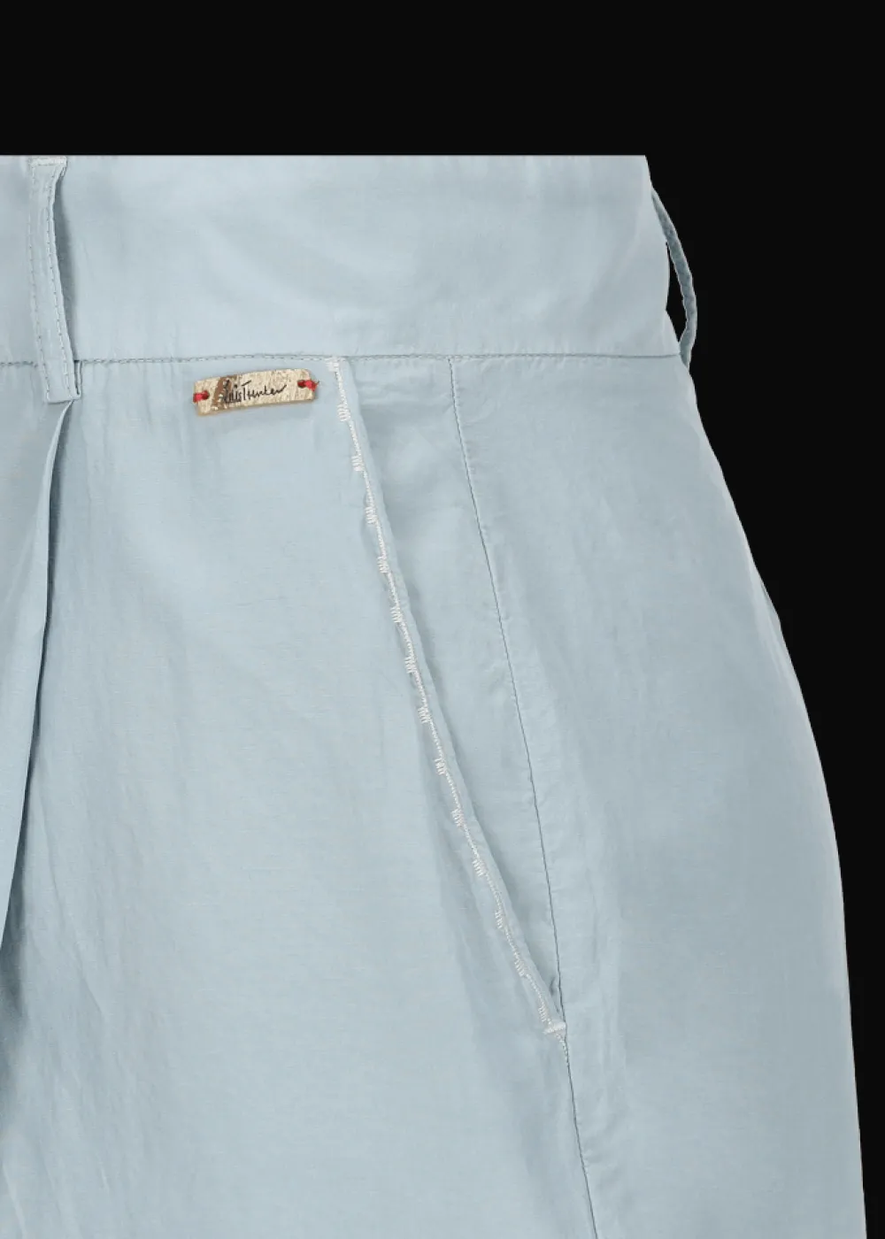 Damen Luis Trenker Bermuda-Shorts Aus Seide Und Baumwolle Lulucia