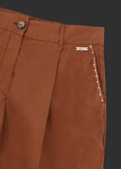 Damen Luis Trenker Bermuda-Shorts Aus Seide Und Baumwolle Lulucia