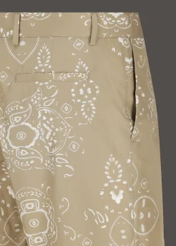 Herren Luis Trenker Bermuda-Shorts Mit Bandanaprint Lubartl