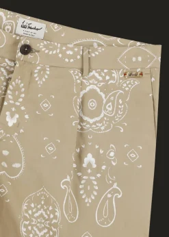 Herren Luis Trenker Bermuda-Shorts Mit Bandanaprint Lubartl