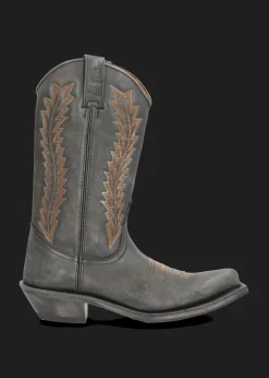 Herren Luis Trenker Bestickter Cowboy-Stiefel Aus Leder Lucamp