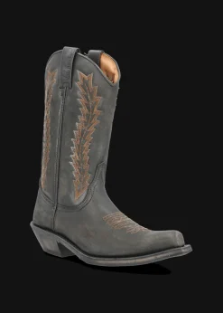 Herren Luis Trenker Bestickter Cowboy-Stiefel Aus Leder Lucamp