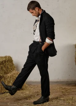 Damen/Herren Luis Trenker Bestickter Cowboy-Stiefel Aus Leder Lucamp