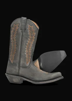 Damen/Herren Luis Trenker Bestickter Cowboy-Stiefel Aus Leder Lucamp