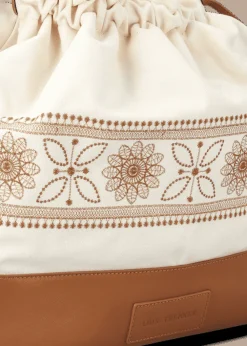 Damen Luis Trenker Beuteltasche Aus Canvas Und Leder Lusac