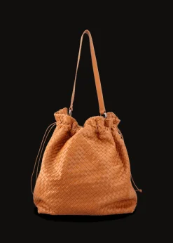 Damen Luis Trenker Beuteltasche Aus Geflochtenem Leder Lusac