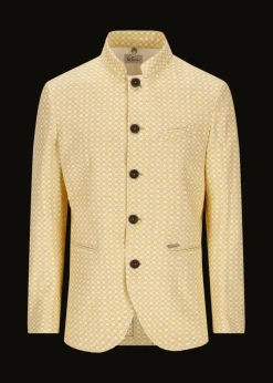 Herren Luis Trenker Blazer Aus Baumwolljacquard Lusandretto