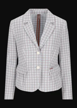 Damen Luis Trenker Blazer Aus Baumwolljacquard Luramona