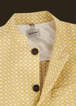 Herren Luis Trenker Blazer Aus Baumwolljacquard Lusandretto