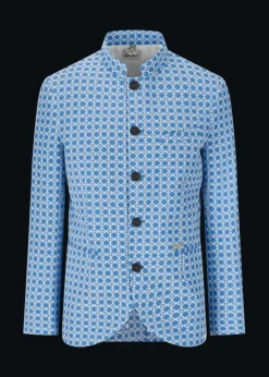 Herren Luis Trenker Blazer Aus Baumwolljacquard Lusandretto