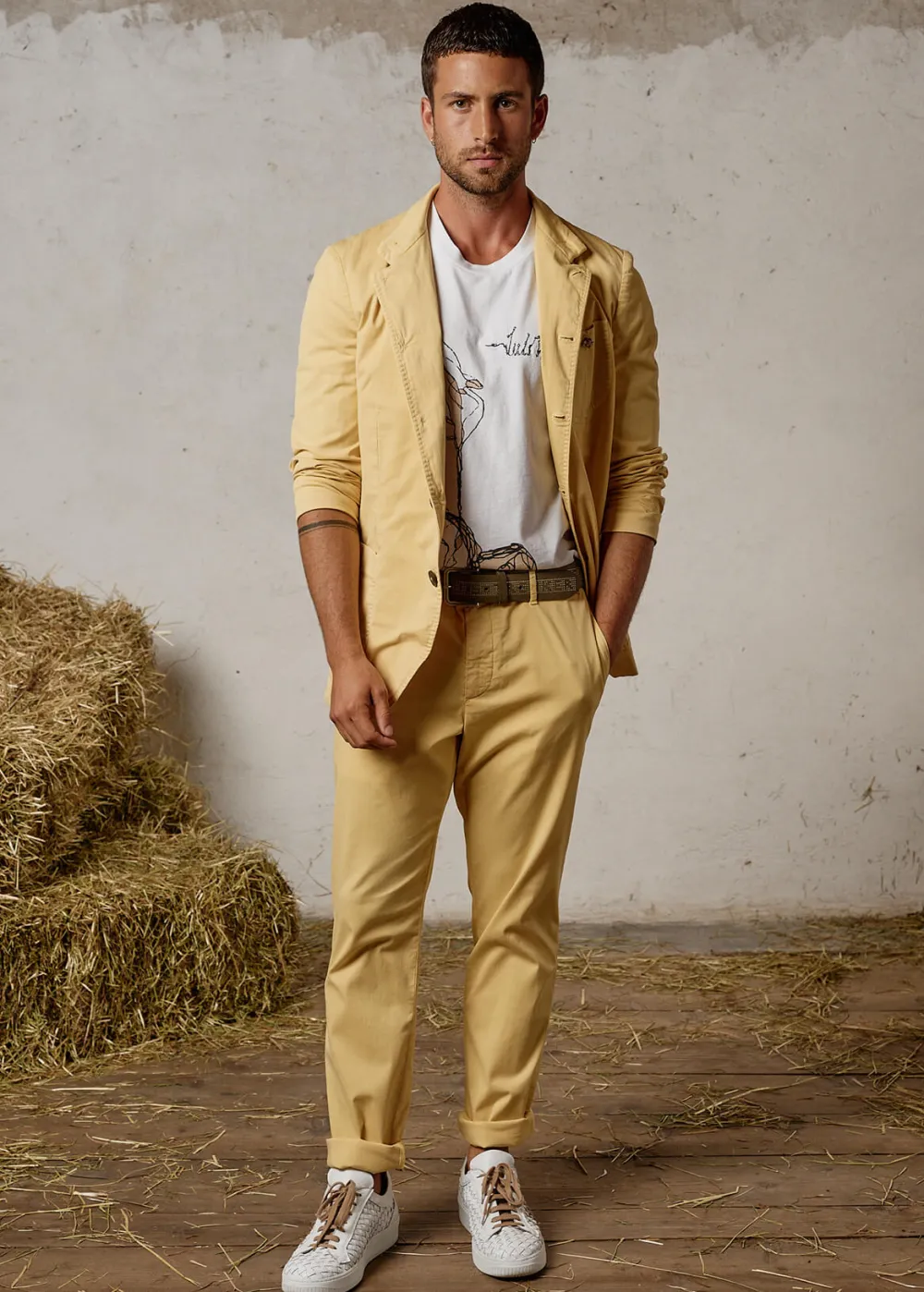 Herren Luis Trenker Blazer Aus Baumwollstretch Lusandro