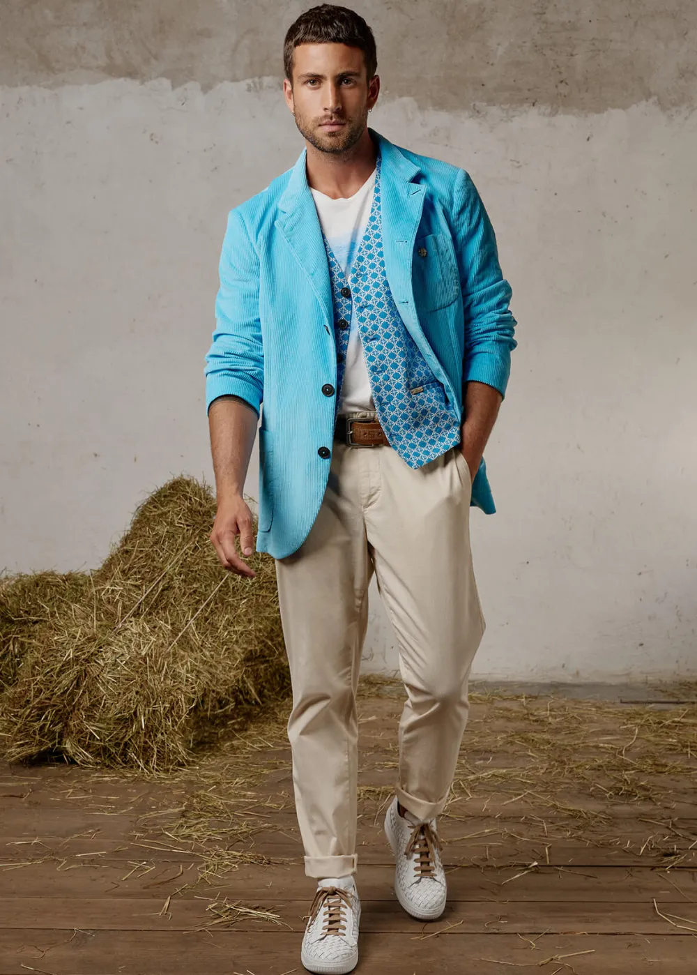 Herren Luis Trenker Blazer Aus Feinem Cord Lusandro