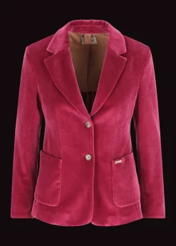 Damen Luis Trenker Blazer Aus Samt-Jersey Lurania