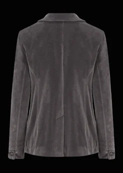 Damen Luis Trenker Blazer Aus Samt-Jersey Lurania