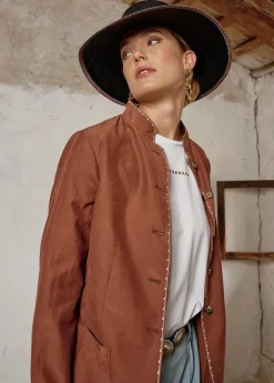 Damen Luis Trenker Blazer Im Seiden-Baumwoll-Mix Luranda