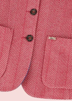 Damen Luis Trenker Blazer Mit Fischgrätmuster Luranda