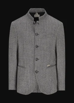 Herren Luis Trenker Blazer Mit Fischgrätmuster Lusandretto