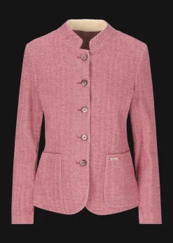 Damen Luis Trenker Blazer Mit Fischgrätmuster Luranda