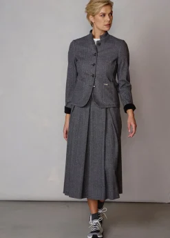 Damen Luis Trenker Blazer Mit Fischgrätmuster Luranda