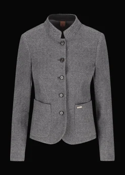 Damen Luis Trenker Blazer Mit Fischgrätmuster Luranda