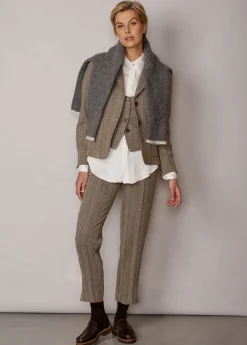 Damen Luis Trenker Blazer Mit Fischgrätmuster Lurosella