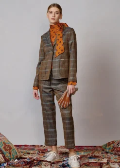 Damen Luis Trenker Blazer Mit Hahnentrittmuster Luramea