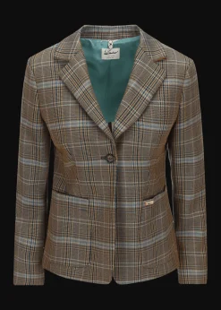 Damen Luis Trenker Blazer Mit Hahnentrittmuster Luramea