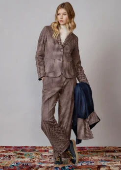 Damen Luis Trenker Blazer Mit Hahnentrittmuster Lurabea