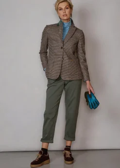 Damen Luis Trenker Blazer Mit Hahnentrittmuster Lurania