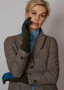 Damen Luis Trenker Blazer Mit Hahnentrittmuster Lurania