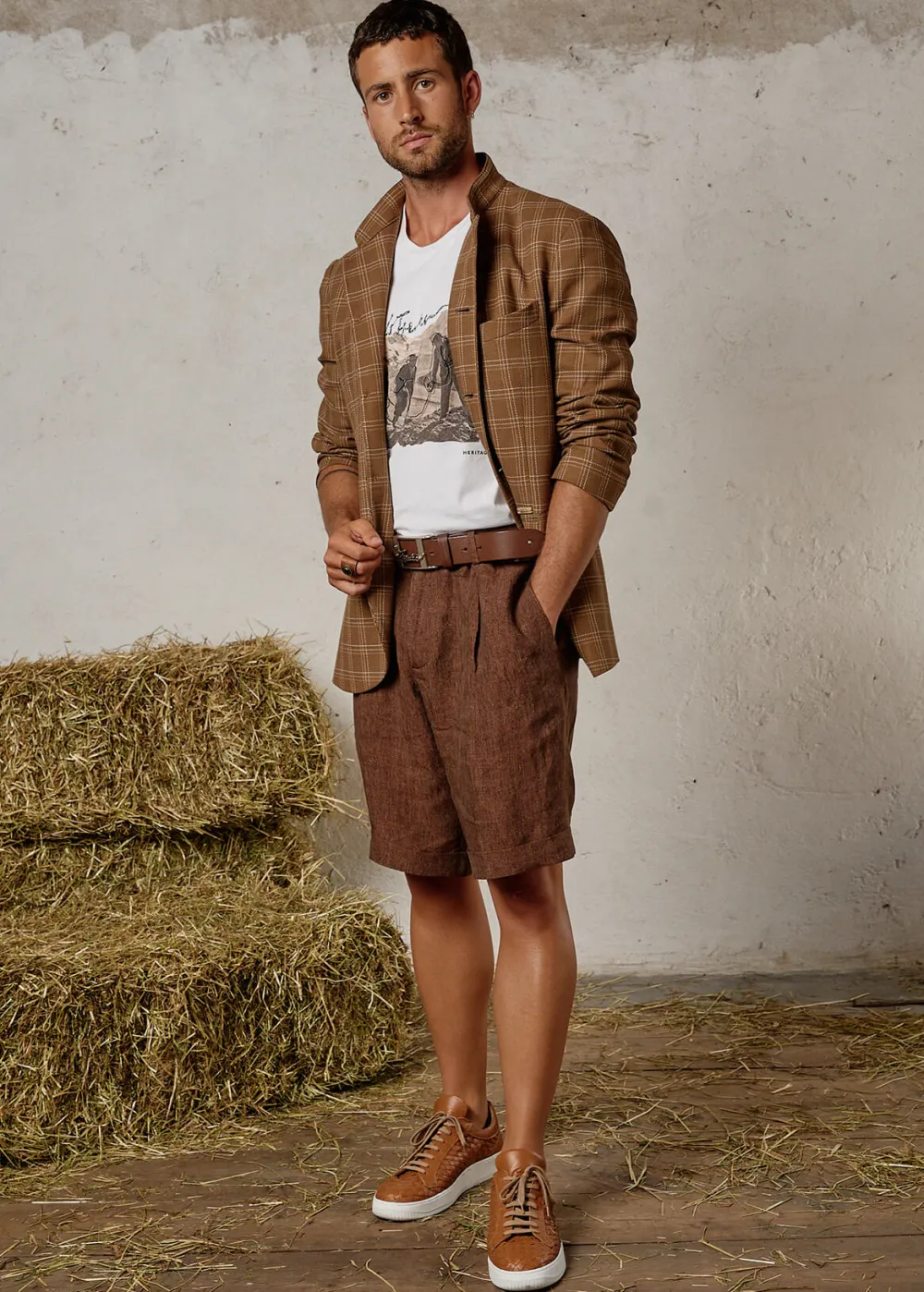 Herren Luis Trenker Blazer Mit Karomuster Lusandretto