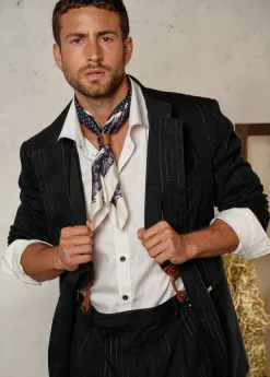 Herren Luis Trenker Blazer Mit Nadelstreifen Lusandretto