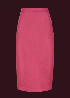 Damen Luis Trenker Bleistiftrock Aus Leichtem Walk Luisla