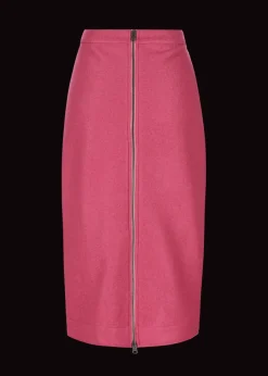 Damen Luis Trenker Bleistiftrock Aus Leichtem Walk Luisla